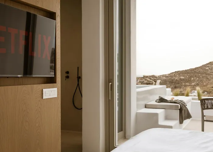 Отель Mykonos Flow Super Paradise, Adults Only By Mr And Mrs White Пляж Супер-Парадайз